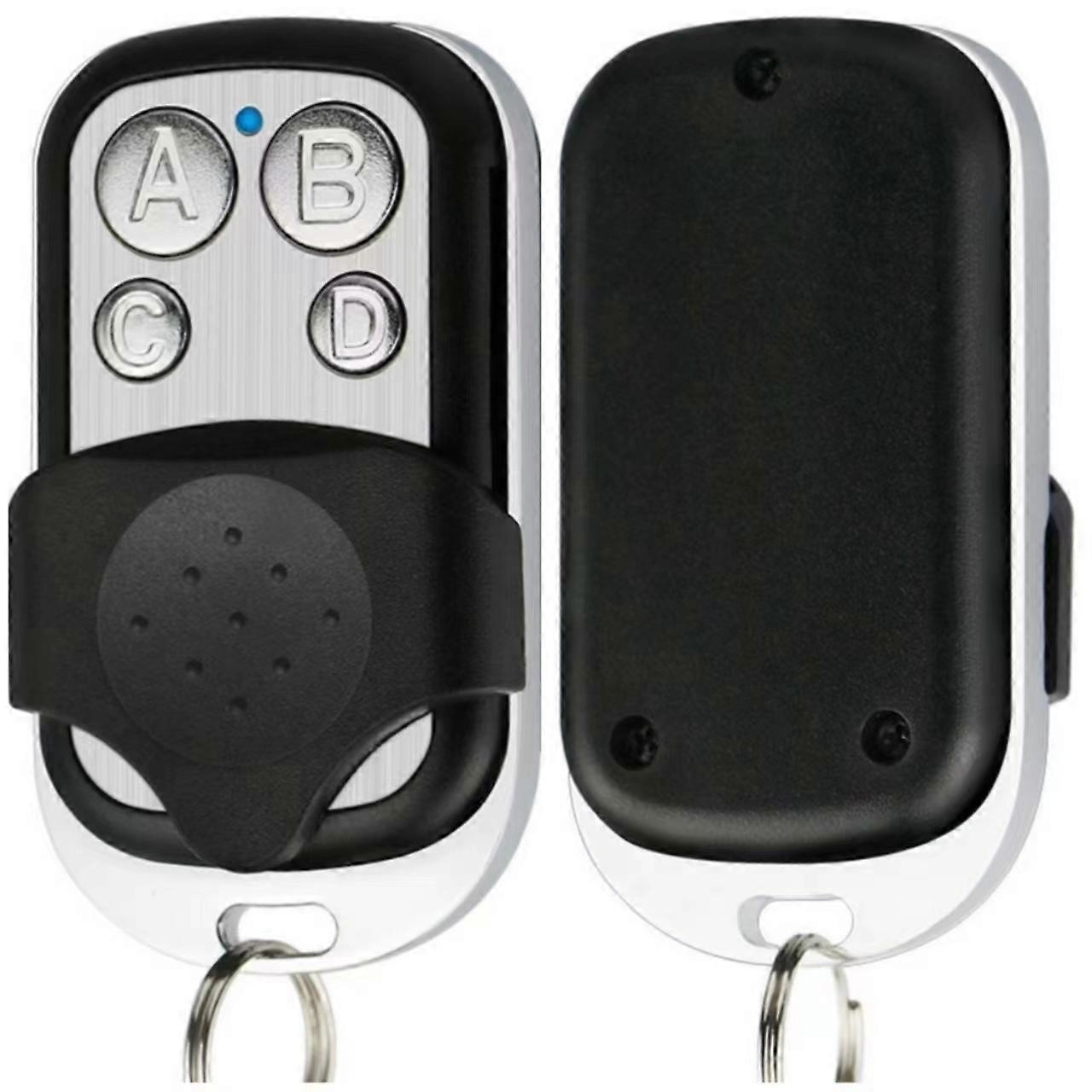 Set of 2 universal remote controls for automatic gates, with fixed code, frequency of 433.92 MHz