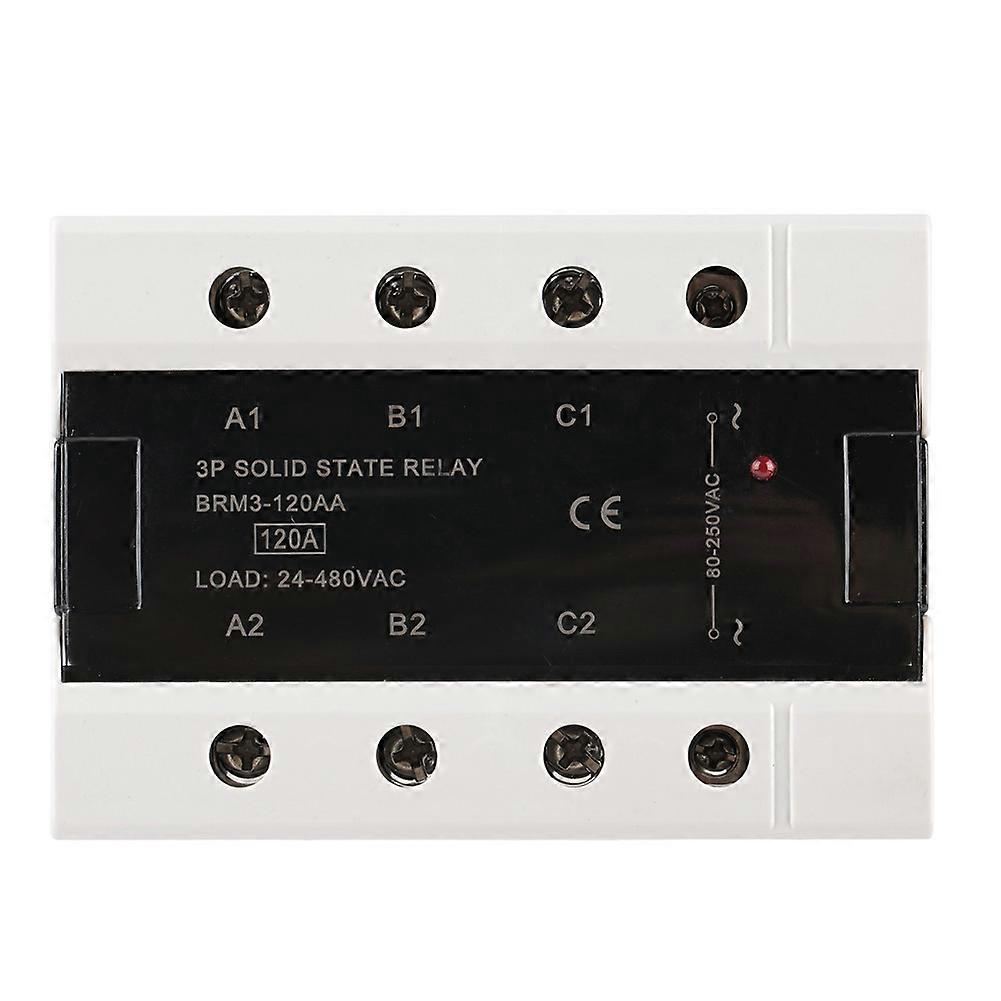 Load 24-480VAC Three Phase Solid State Relay (BRM3-120AA)