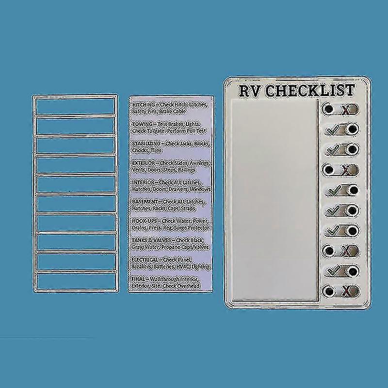 Daily Planner Checklist Memo Plastic Board Chores Chart Reusable Memo Pad My Chores Elder Care Checklist Memo Board Stationery