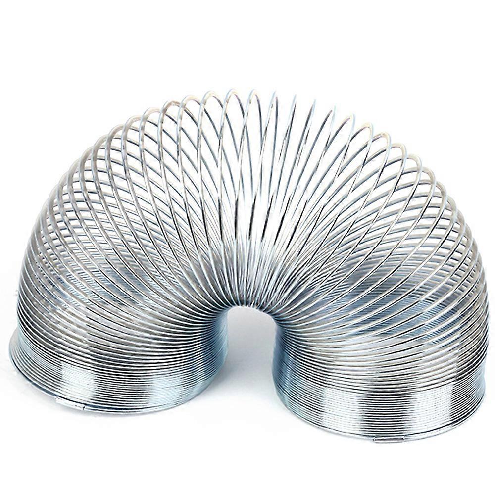 Metal Spring Walking Spring Toy Bulk Metal Coil Spring Toys for Stress Relief Small Favor,Silver
