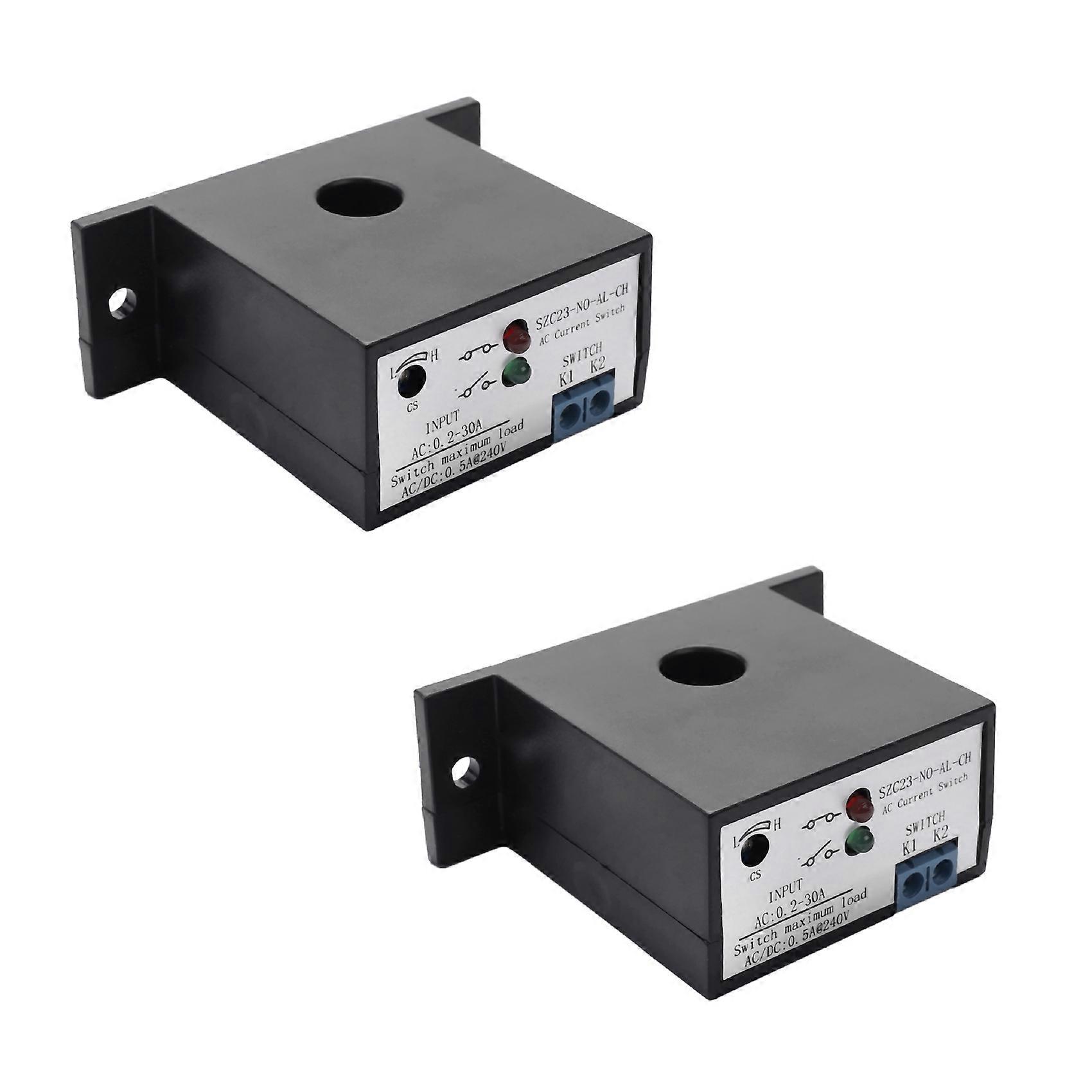 2X Current Mutual Inductance Switch SZC23-NO-AL- Normally Open Current Detection Switch for AC Curr