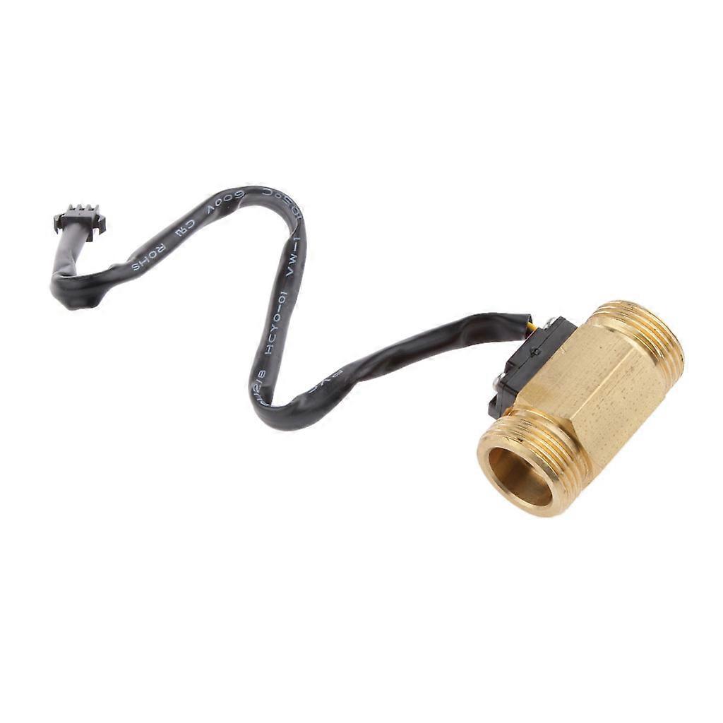 G3/4 Roscado Water Hall Sensor de flujo Interruptor Medidor de flujo Control de agua Cobre
