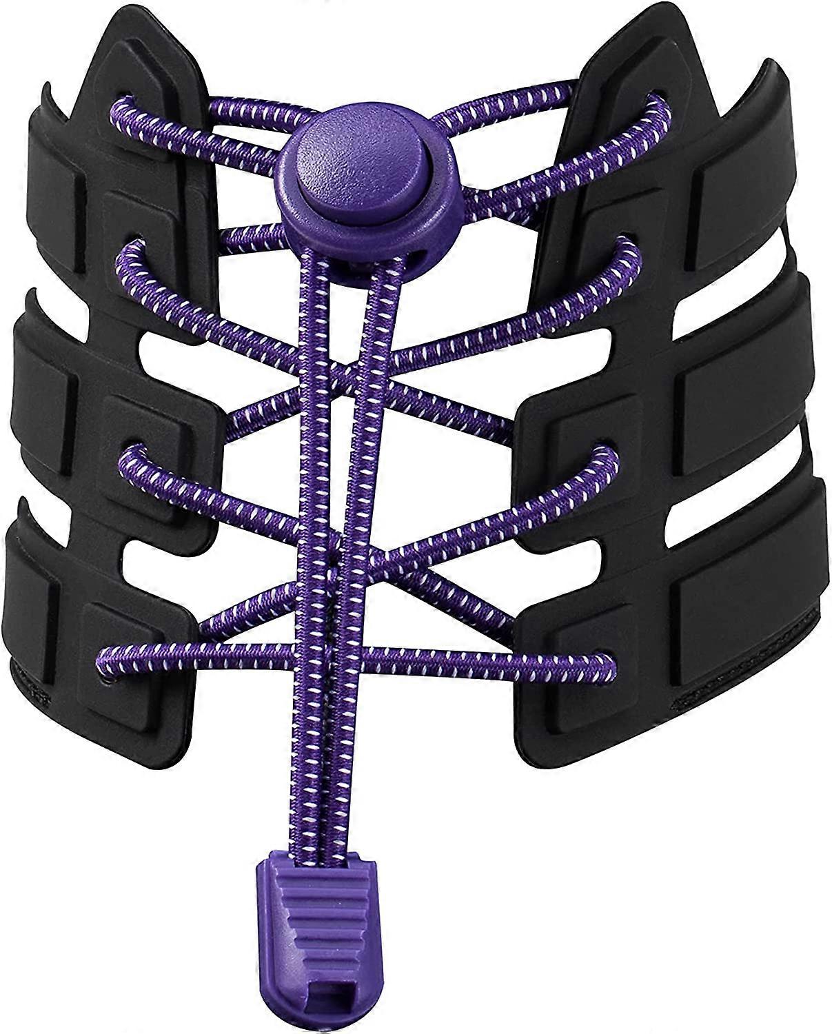 Lacci elastici per scarpe senza lacci (1 paio) Lacci di bloccaggio indipendenti in lattice estensibile per bambini e adulti