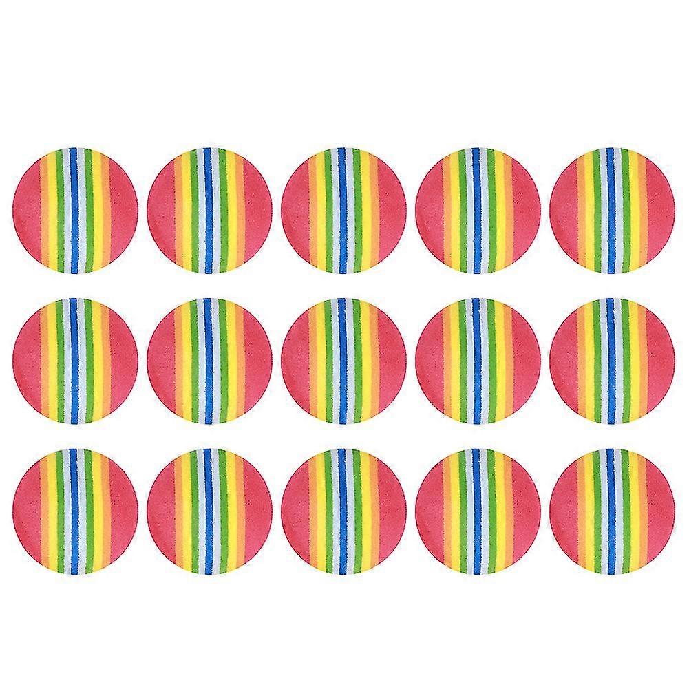 Colorful 15PCS EVA Foam Golf Ball Toy for Safe Indoor Practice and Building Areas