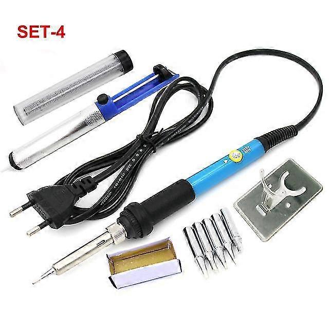 Sing Iron Eu Us Plug 60w Tatic Electric Mini S Iron Stat With 6pcs Sing Tip S Wire Rosin