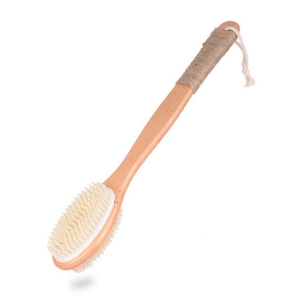 Shower Brush With Soft And Stiff Bristles,for Exfoliating Skin And Scrub