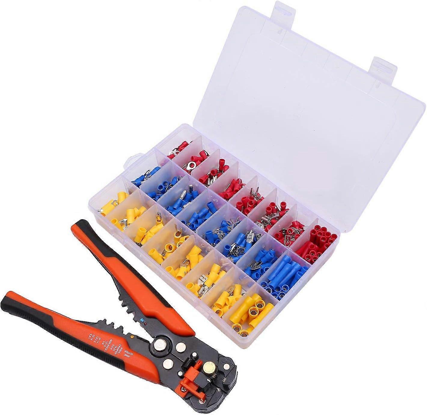 400PC Automatic Wire Stripper Set - Professional Electrical Wire Stripping Tool Kit