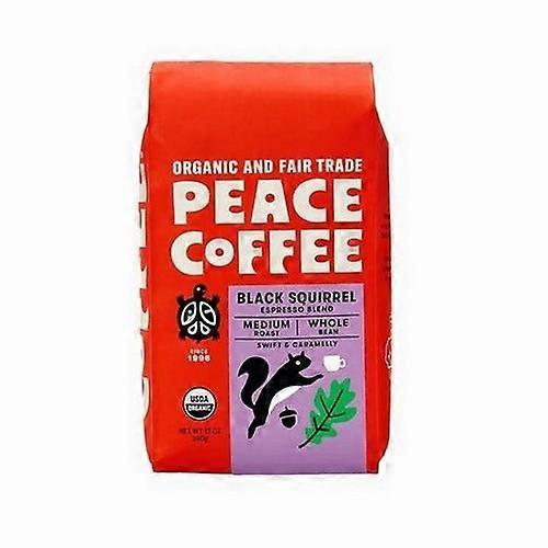 Peace Coffee, 全豆黑松鼠浓缩咖啡混合物,12 盎司