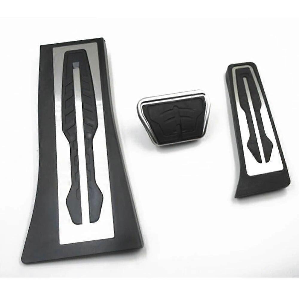 LHDガス燃料ブレーキフットレストペダルプレートパッドATBMW X5 X6 F15 F16 E70 E71 E72ペダルパッドカーアクセサリー