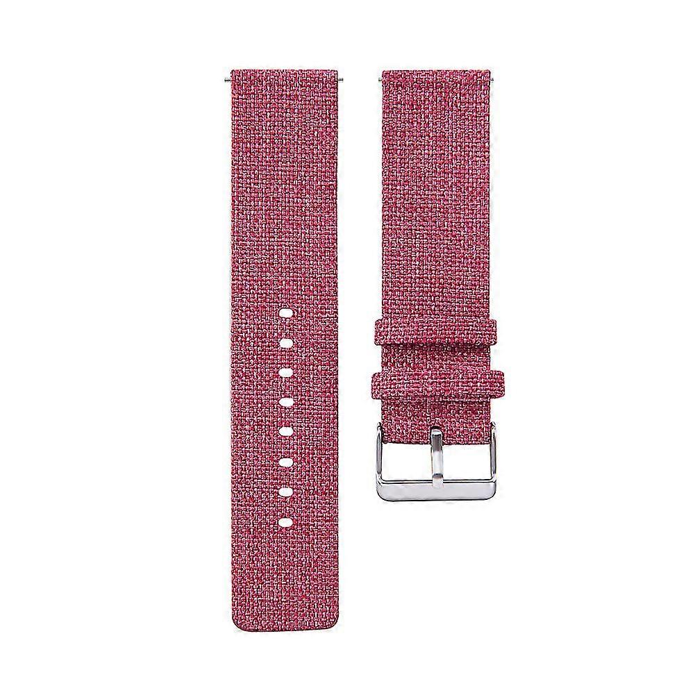 23cm Replacement Adjustable Soft Canvas Smart Watch Band Strap For Fitbit Blaze