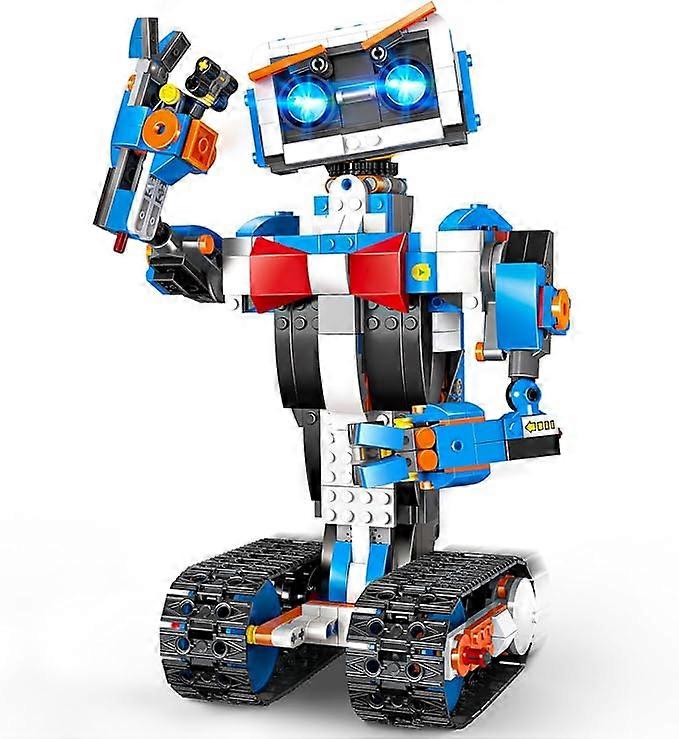 Smarttelefon APP-programmeringskontroll, fjernkontroll, robot, barns pedagogiske puslespill, byggeklossleker;