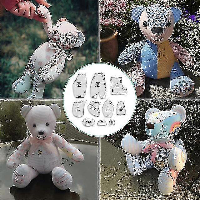 Memory Bear Template Ruler Set(10 Pcs) - With Instructions 20241117