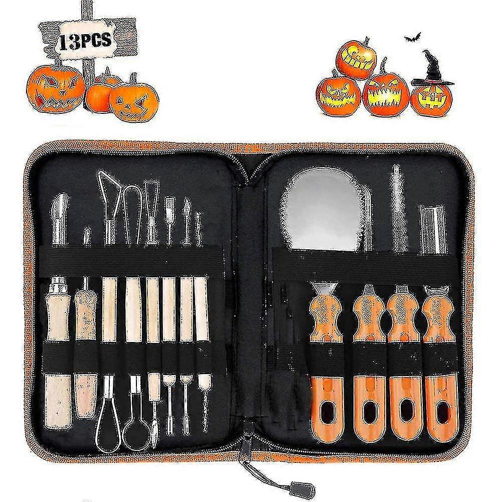 Pumpkin Carving Tools Kit, 12 Pcs Stainless Steel