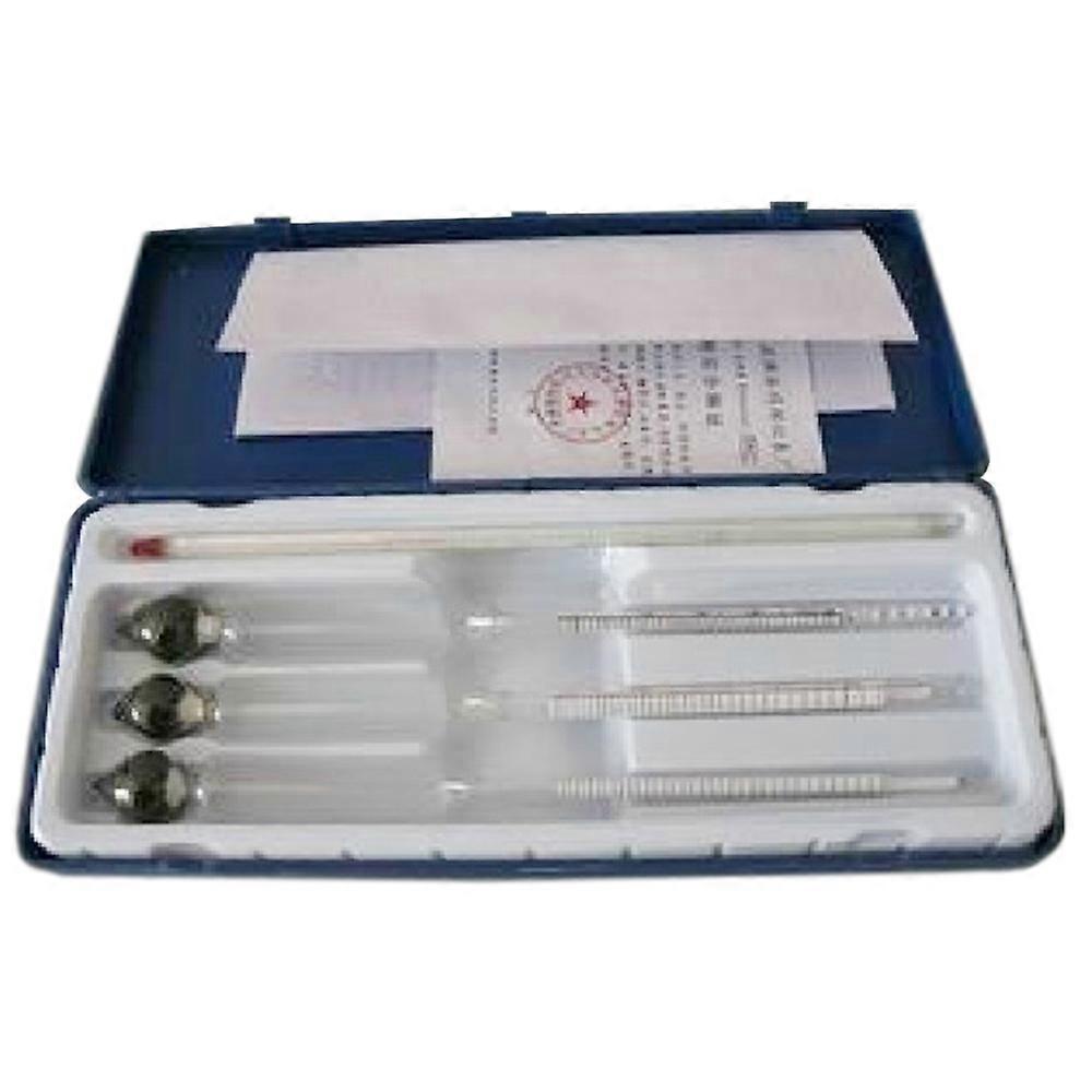 3er Set Alkoholmessgerät Messgerät Vinometer Thermometer