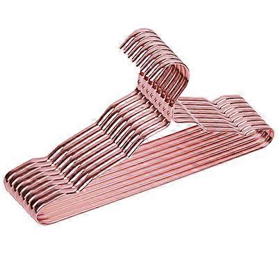 5 / 10pcsゴールデン耐久性のある子供服アルミ合金衣類ハンガー国内大人ハンギングコートハンガー用品オーガナイザー