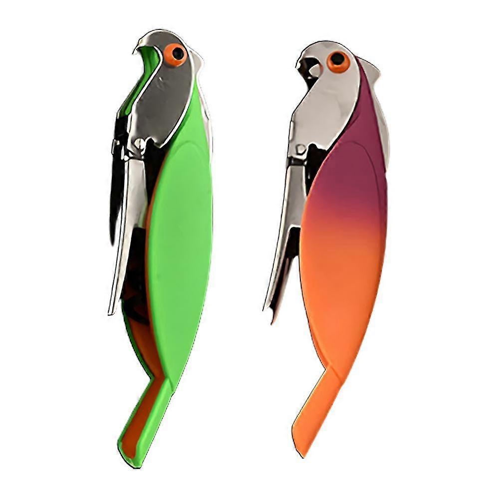 Rustfritt stål Parrot Wine Opener Creative Wine Bottle Opener