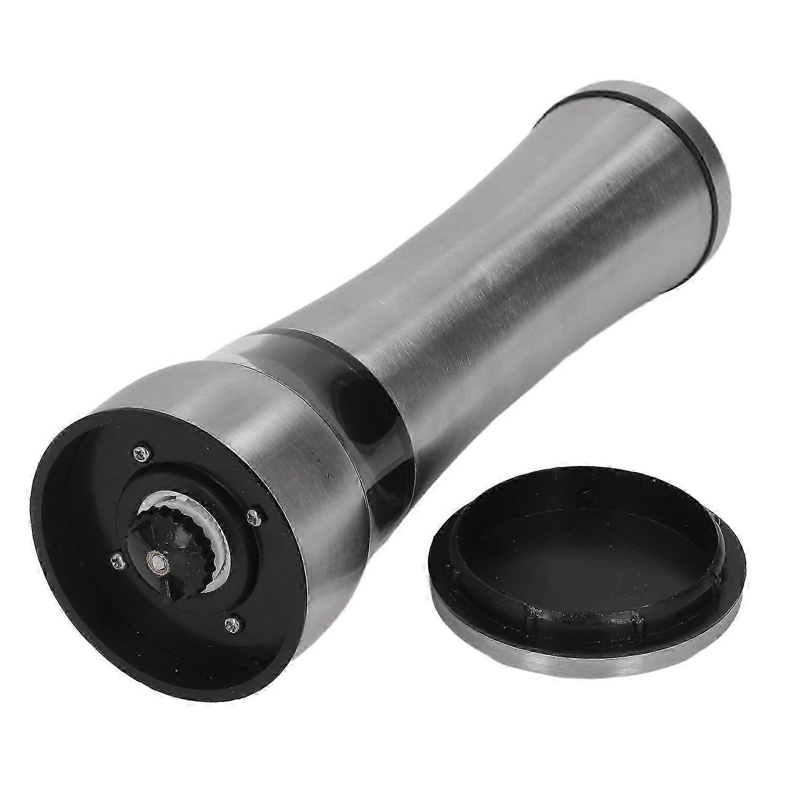 Stainless Steel Manual Pepper Mill Adjustable Grinder for Kitchen Use