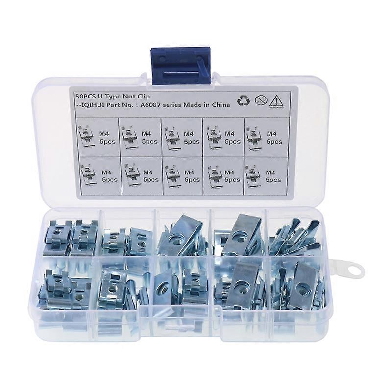 Screws Panel Fastener Clips Speed U Captive Nut Auto Interior Trim M4 M5 M6 50x