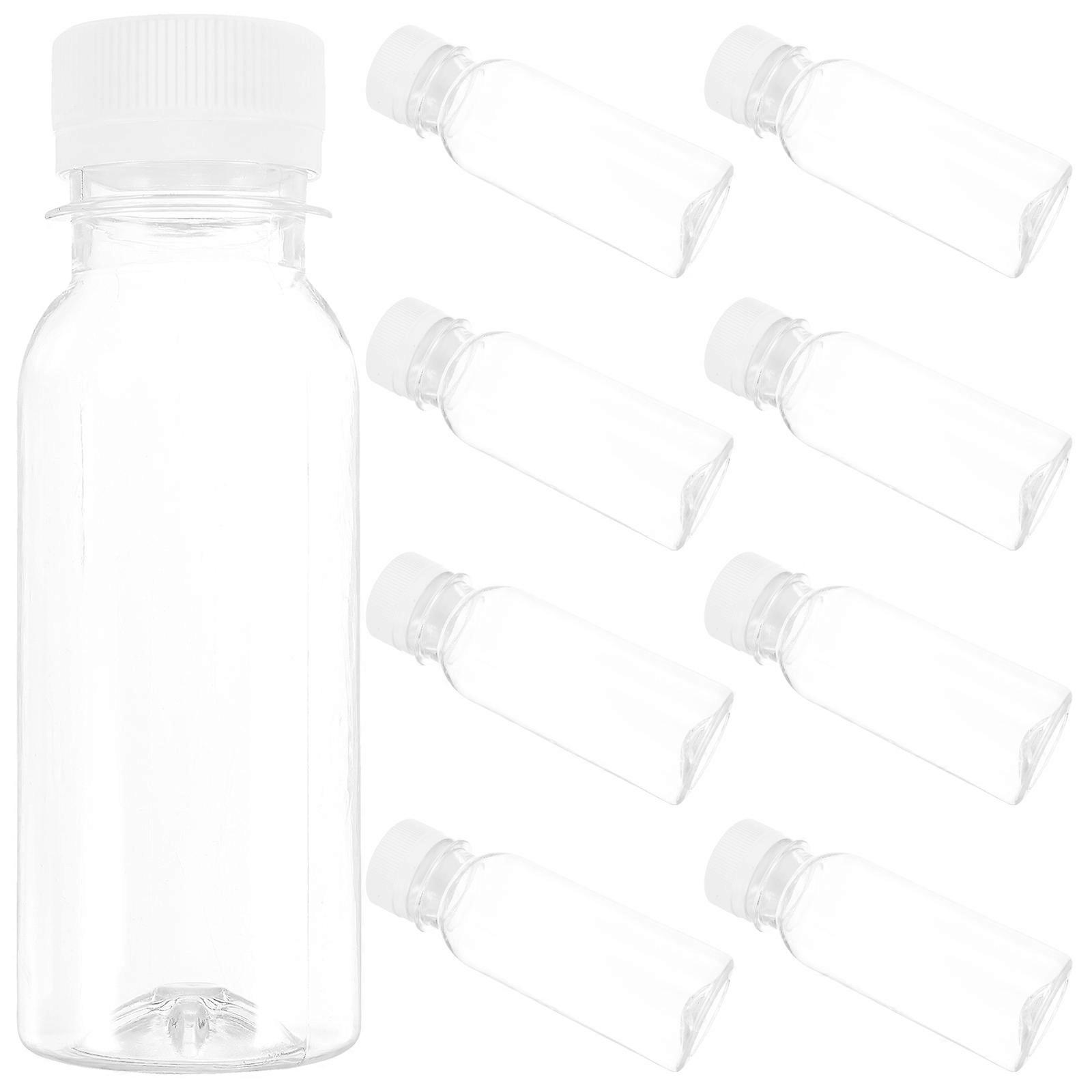 10Pcs Household Empty Bottles Multi-function Juice Bottles Convenient Milk Bottles