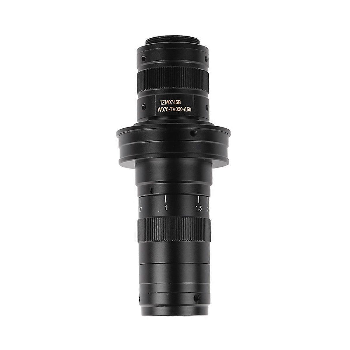 150X Zoom C Mount Lens 0.7X-4.5X Magnification Glass Continuous Lens 25mm for HD VGA USB Industry Video Microscope