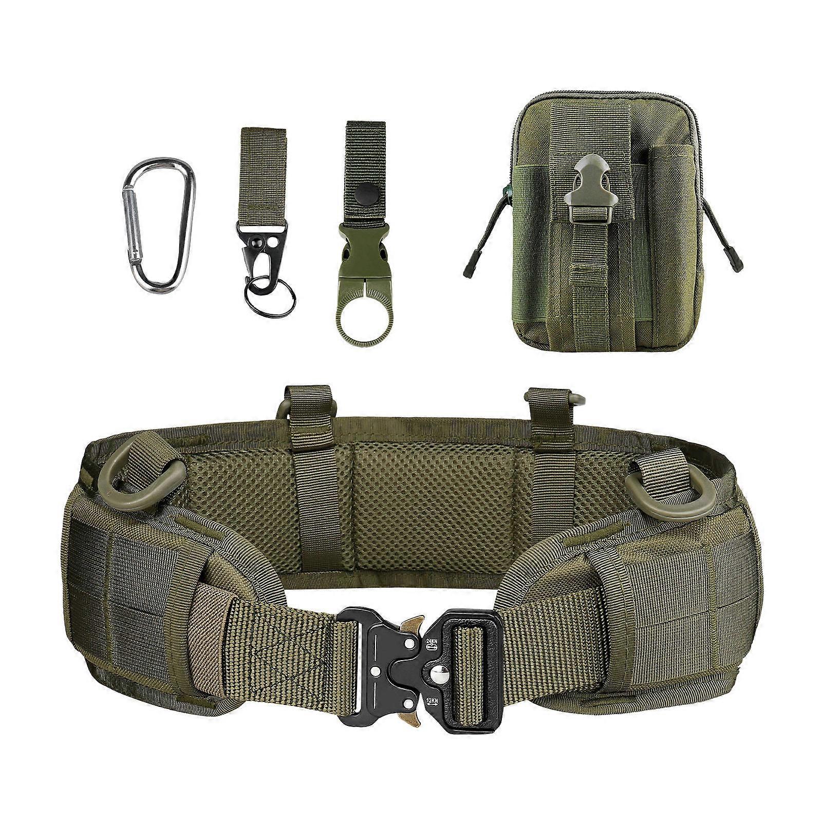 Conjunto de cinto de batalha tático,Cinto de serviço de cinto Molle com fivela de liberação rápida de metal,Oferta de 50%