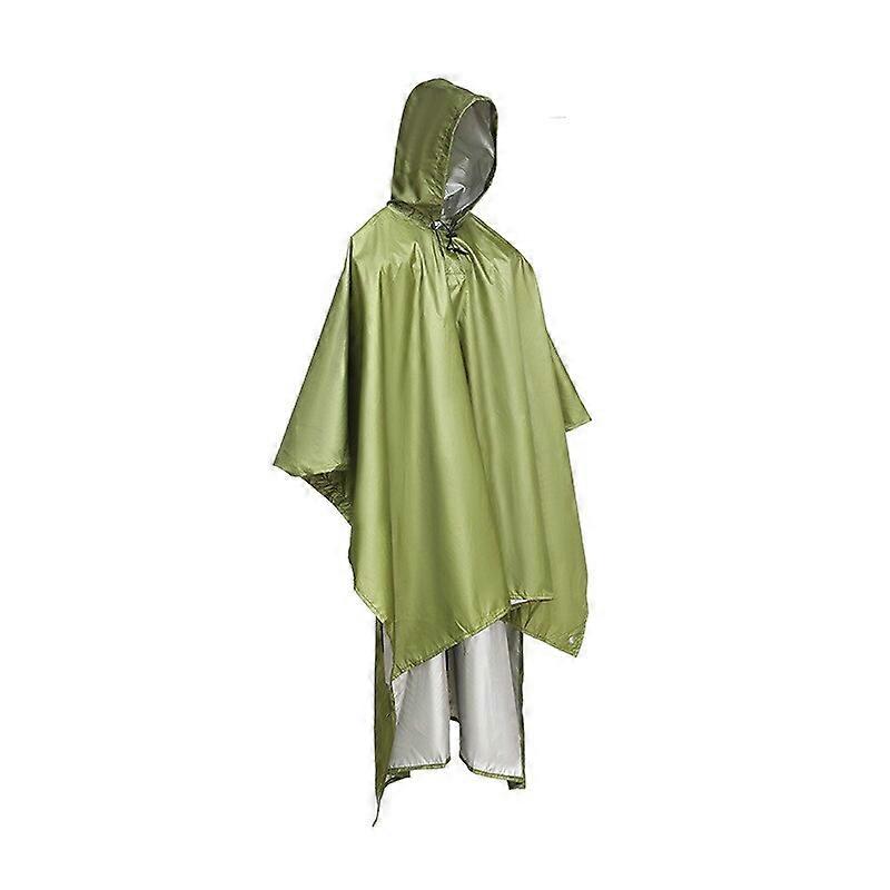 Portable Multifunctional 3 In 1 Rain Coat Outdoor Hiking Camping Raincoat Poncho Mat Awning Durable Activity Rain Gear Supplies Rain Suits