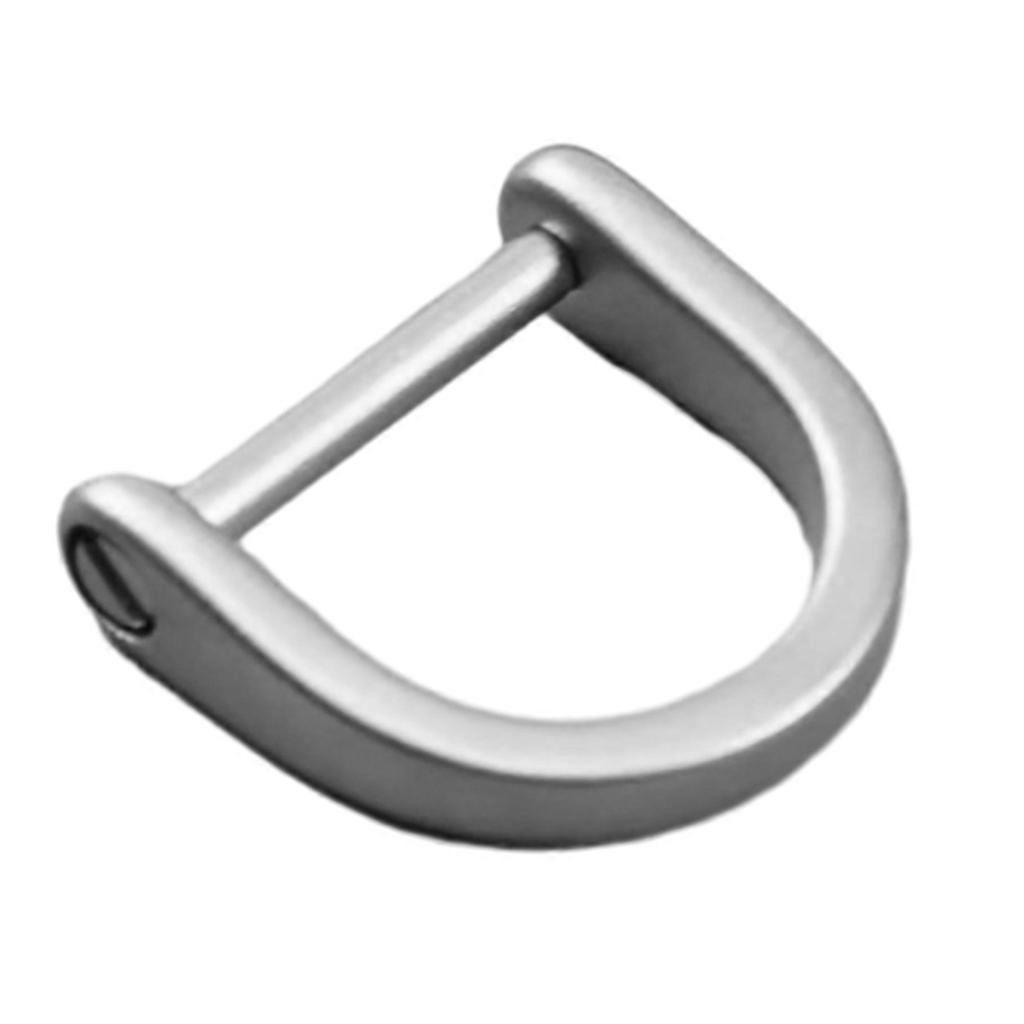 DIY Leather Crafts Horseshoe U Shape D Rings Buckle D-Rings with Closing Screw