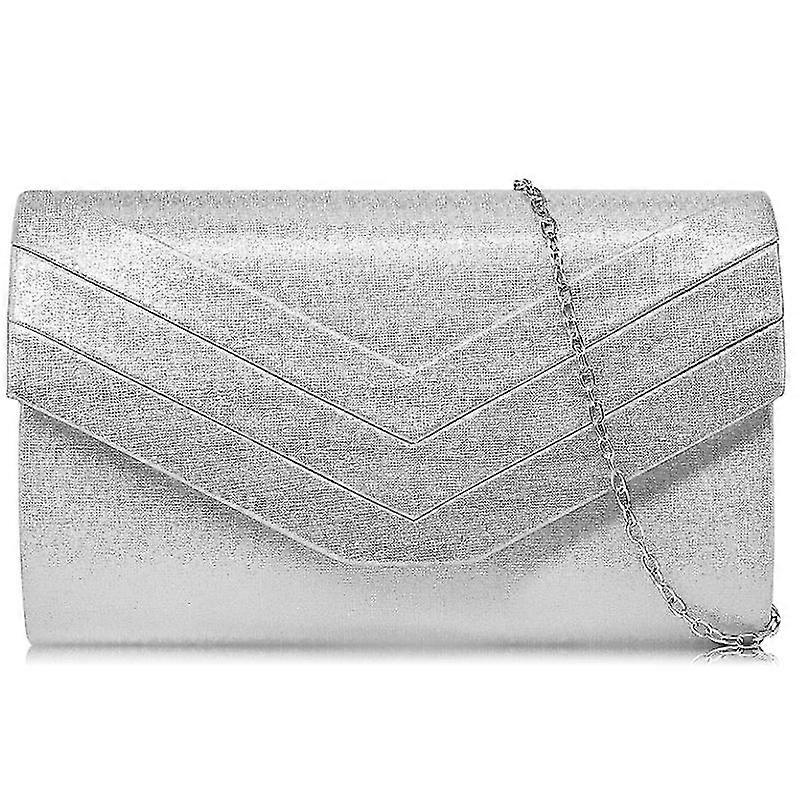 Donna Camoscio Busta Pochette Borsa Da Sera Classica