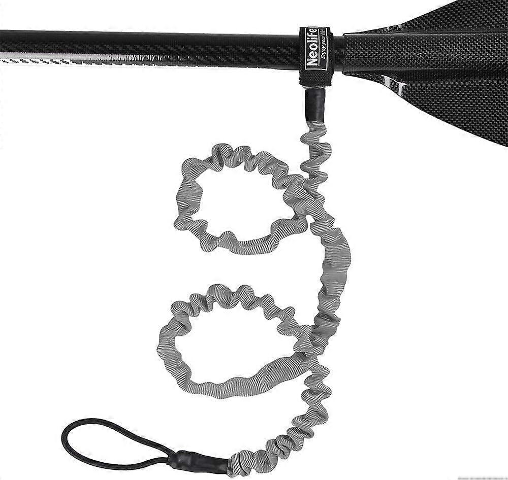Stretchable Kayak Paddle Leash, Coiled Rod Leash Tool Lanyard for Kayak and SUP Paddles, Fishing Poles Rods, 1Pack/2 Pack, 3 Colors