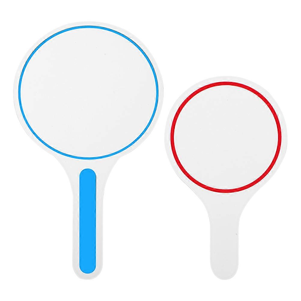 2pcs Whiteboards Judges Writable Scoreboards Blank Scoreboards Multi-use Scoreboards
