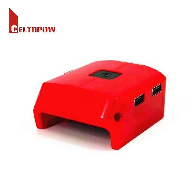 Replace 18V Battery With Dc Interface Adaptor Battery With Led Light Suitable For Miwo Milm18 Lithium Battery