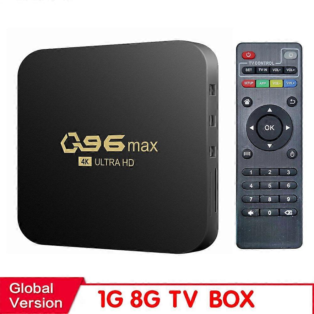LEMFO New WIFI 4K Q96 MAX Smart TV Box 2.4/5G Set Top Box Android 10.0 Global Media Player Android Quad Core Smart TV Box