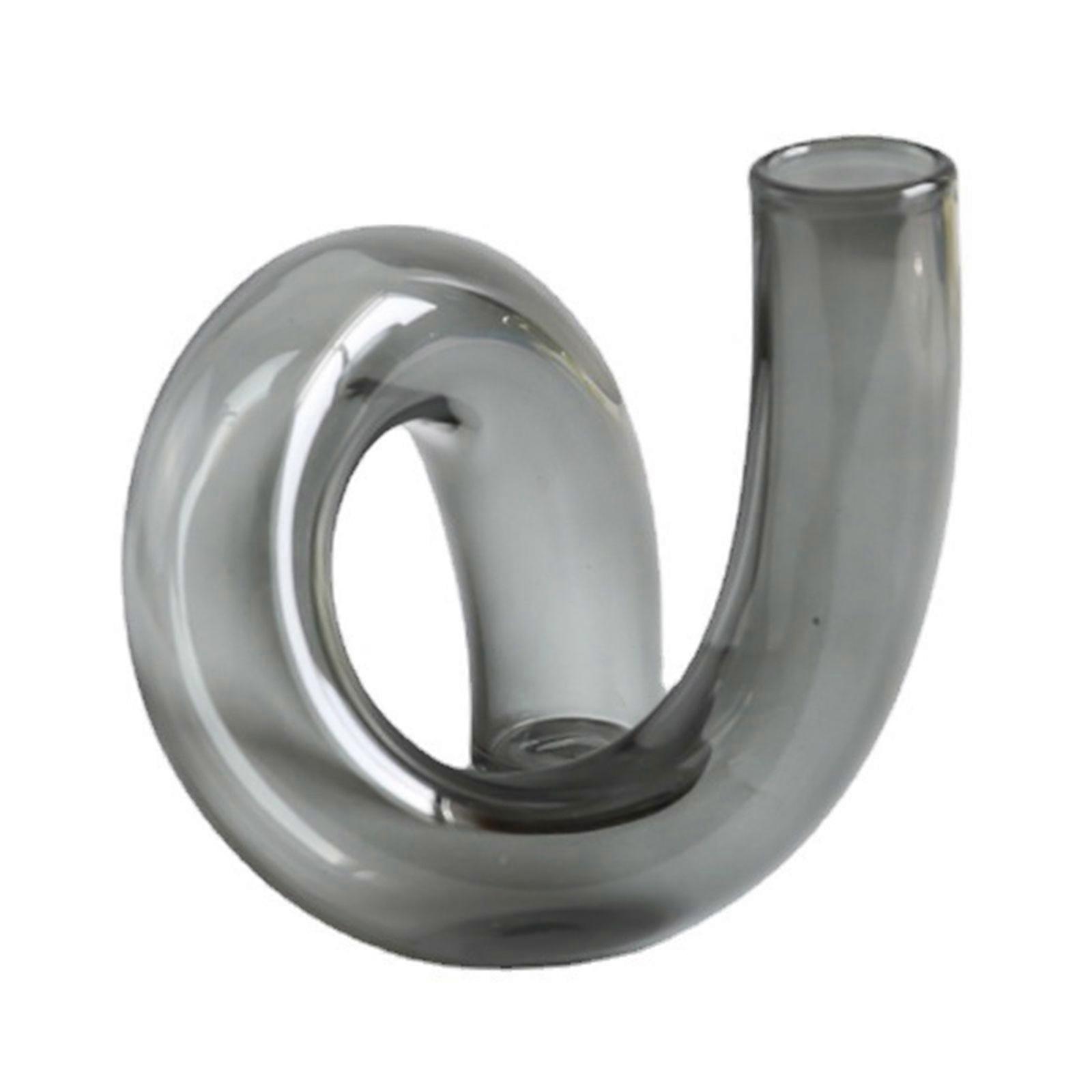 Twist Pipe-Shaped Vase for Decor,Modern Abstract Vases for Home Decor,Nordic Minimalist Decor