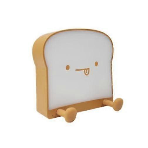 Night Light Toast Bread LED Night lamp with Rechargeable and Timer