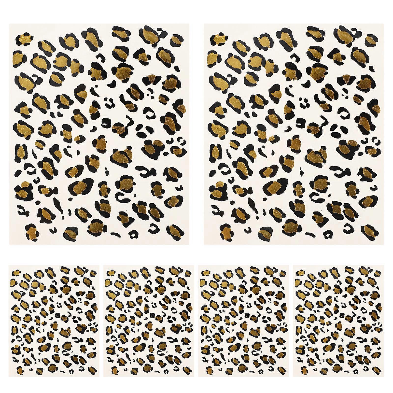 6 Sheets of Decorative Transfer Sheets Delicate Transfer Films Convenient Transfer Sheets