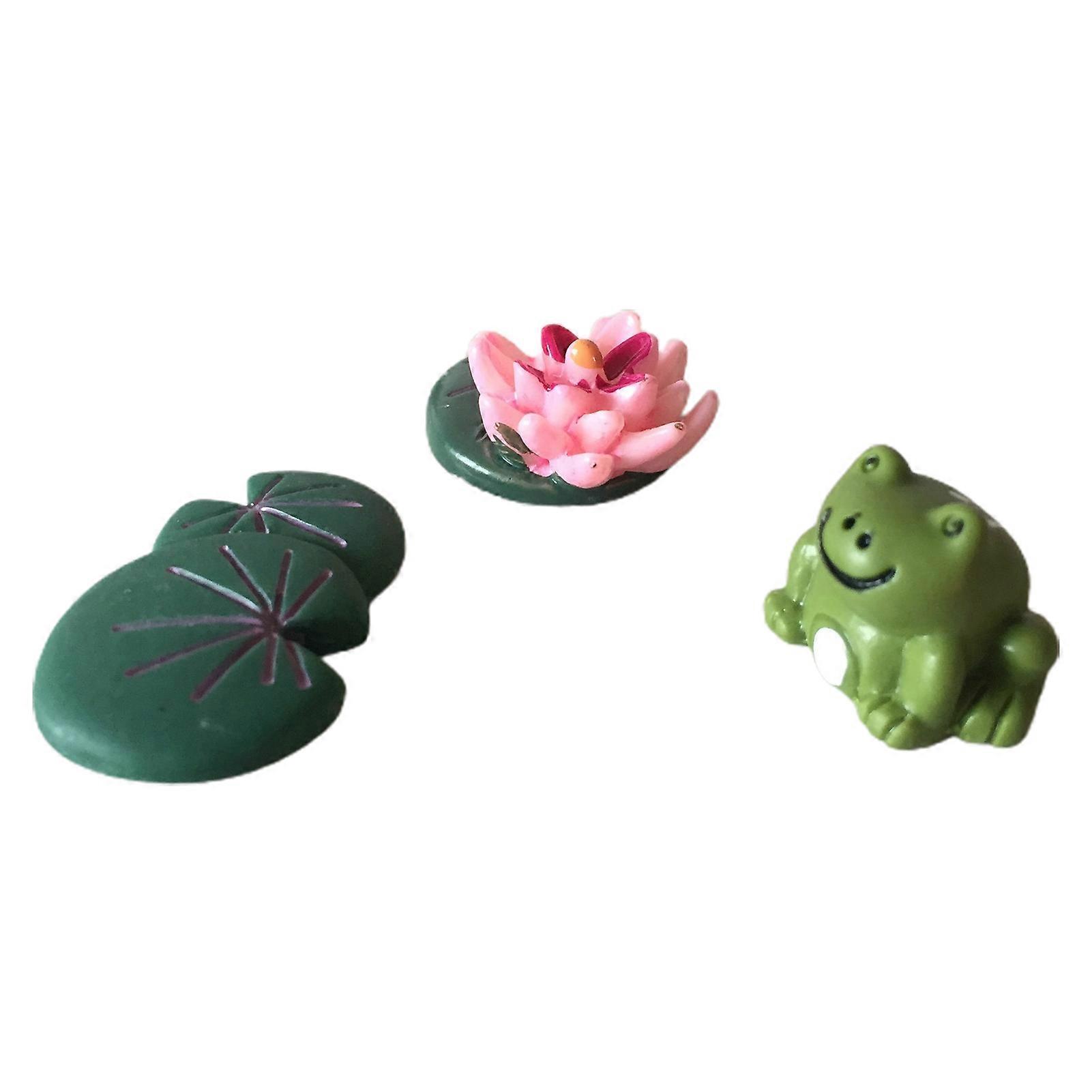 1 Set Micro Ornaments Unique Lovely Fadeless Waterproof Miniature Model for Decorating Qinhai
