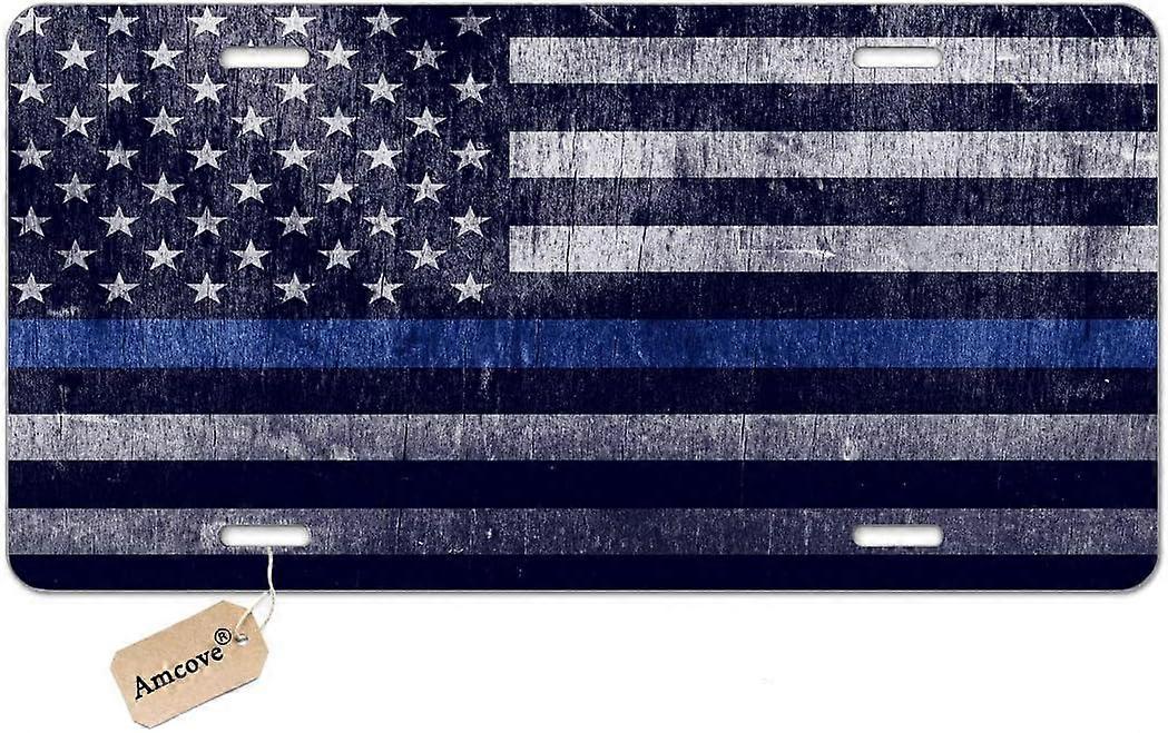 LINCMAN Plaque d’immatriculation salutations du Tennessee Vintage Rusty Metal Sign avec drapeau amér