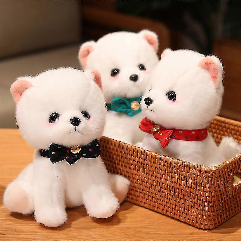 22cm Kawaii Simulare Pomeranian Puppy Plush Jucării Soft Dog umplute animale de pluș plushies potoli jucărie ziua de naștere cadou pentru copii fete