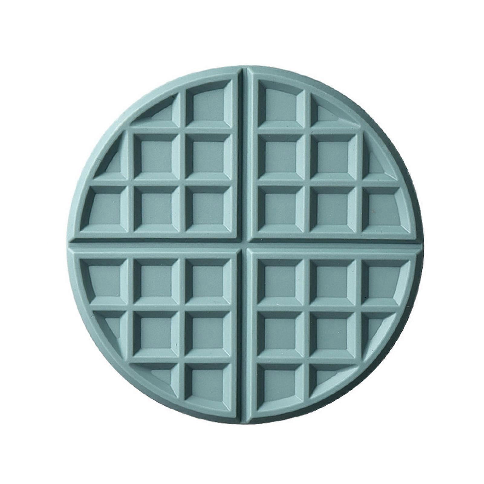 Insulation Pad Thick Creative Silicone Waffle Insulation Cup Coaster Pad for Cafe