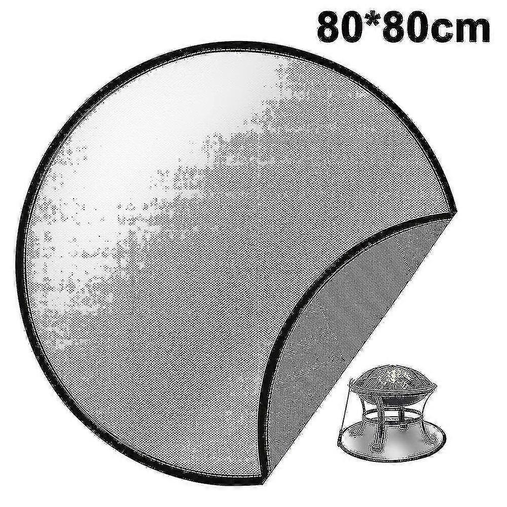Silicone Fireproof Fire Pit Mat, Fire Pit High Temp Mat 24 * 24 Cm