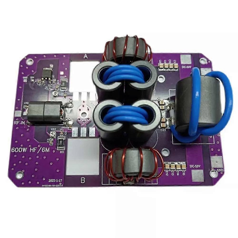 Hf 600w 1,8-54mhz kortvågsförstärkare Ssb linjärt rf-effektförstärkarkort för sändtagare am fm cw