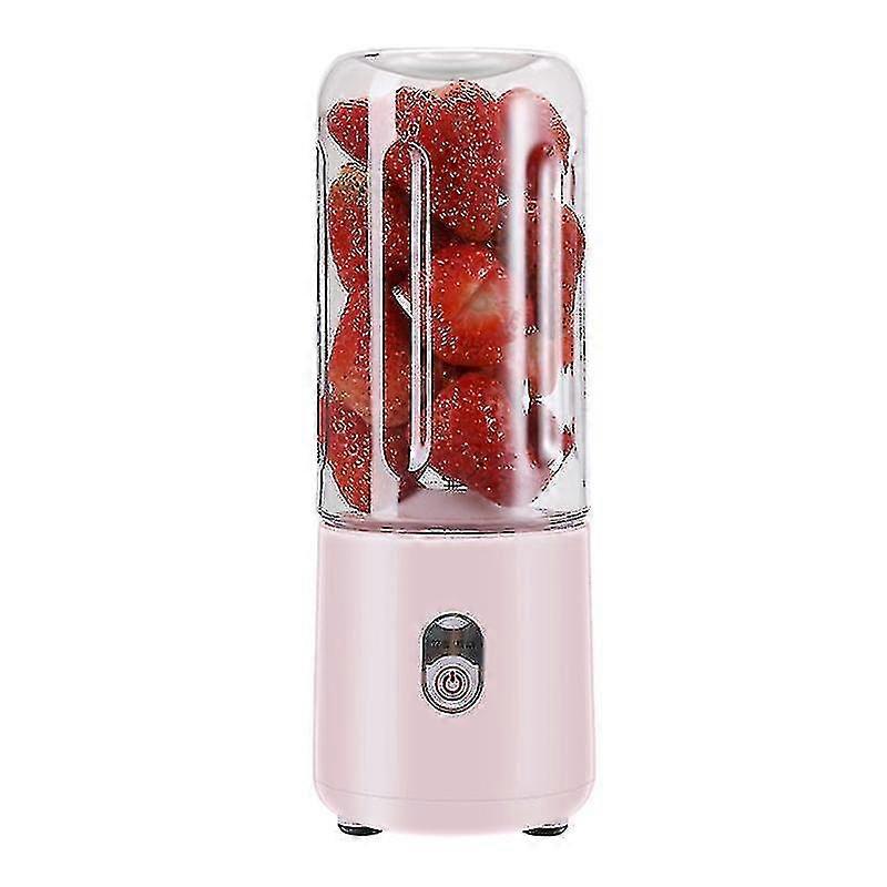 Portable Blender Mini Blender For Juice, 500ml Personal Blender Rechargeable Pink