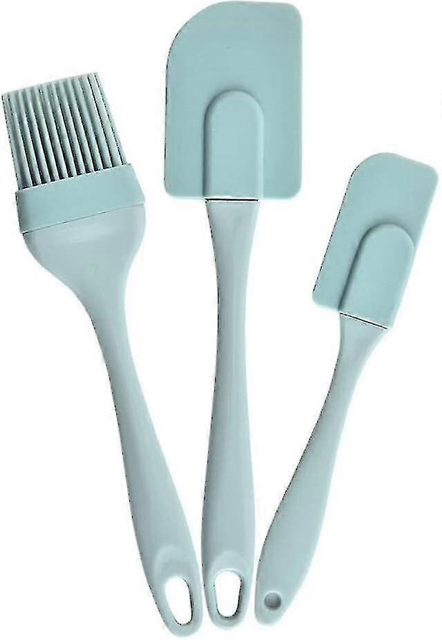 3 Pcs Heat-resistant Silicone Cream Spatula All-in-one Multi-function Baking Utensils