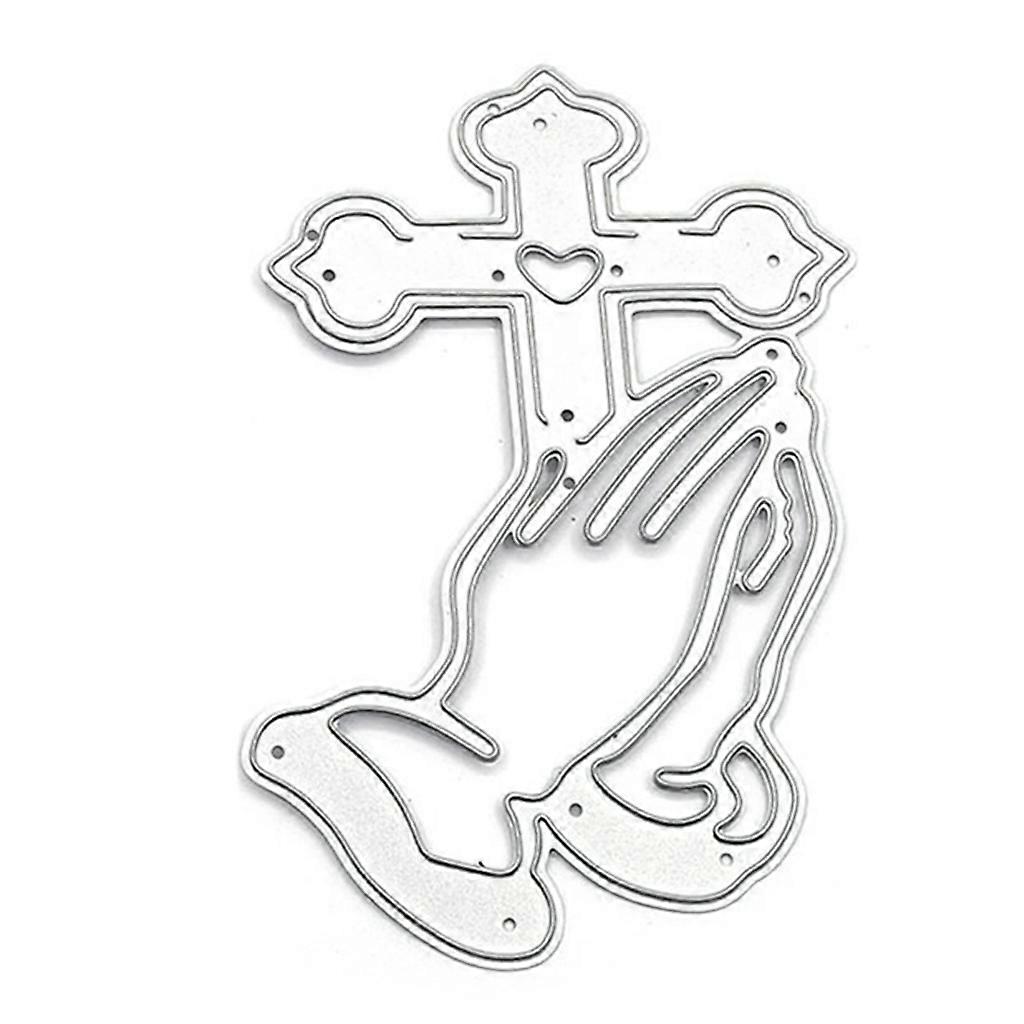Cross Bless Cutting Dies Decorative Easter Embossing Cutting Dies Template