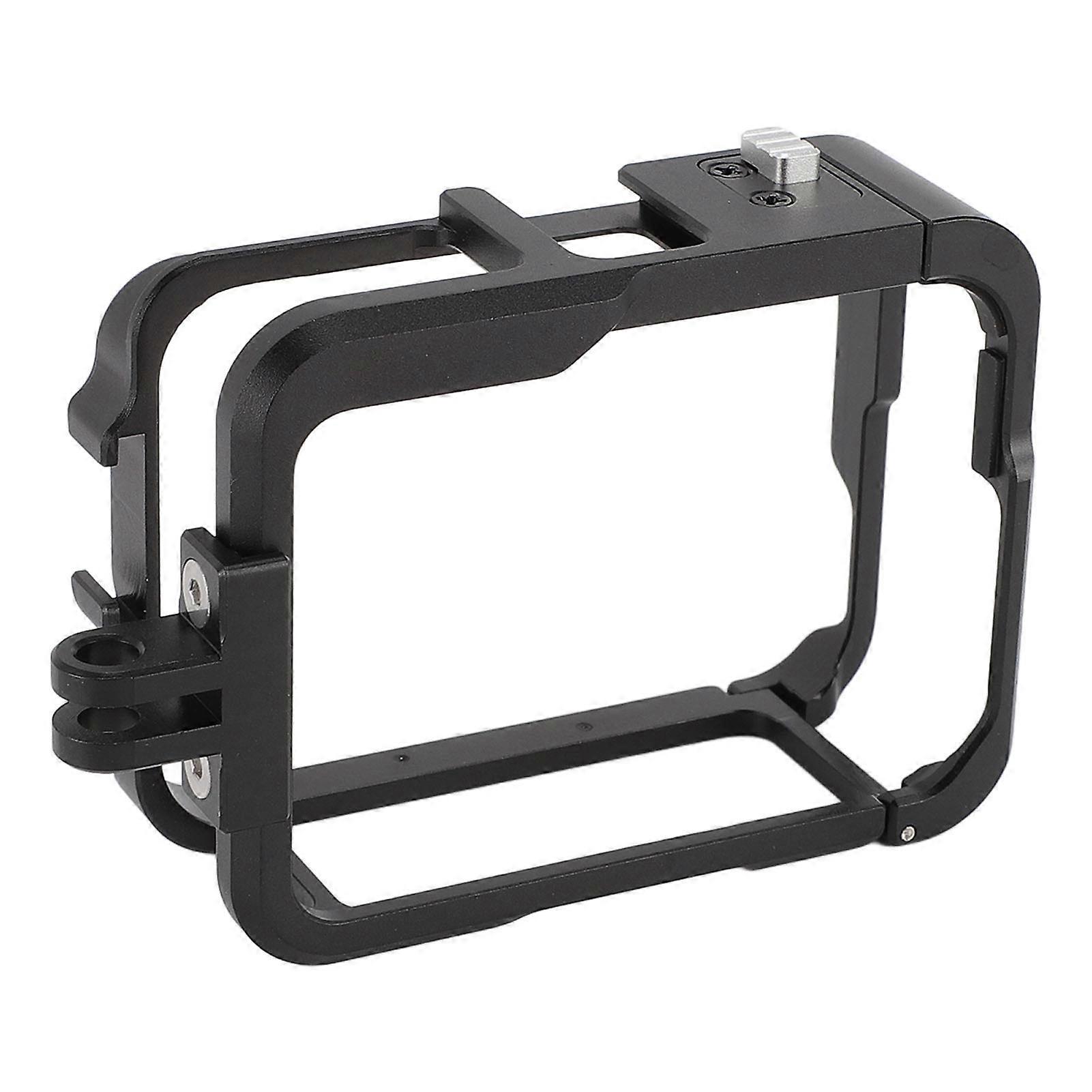 Action Camera Cage with Cold Shoe Metal Quick Release Protective Frame for Ace Pro Camera 