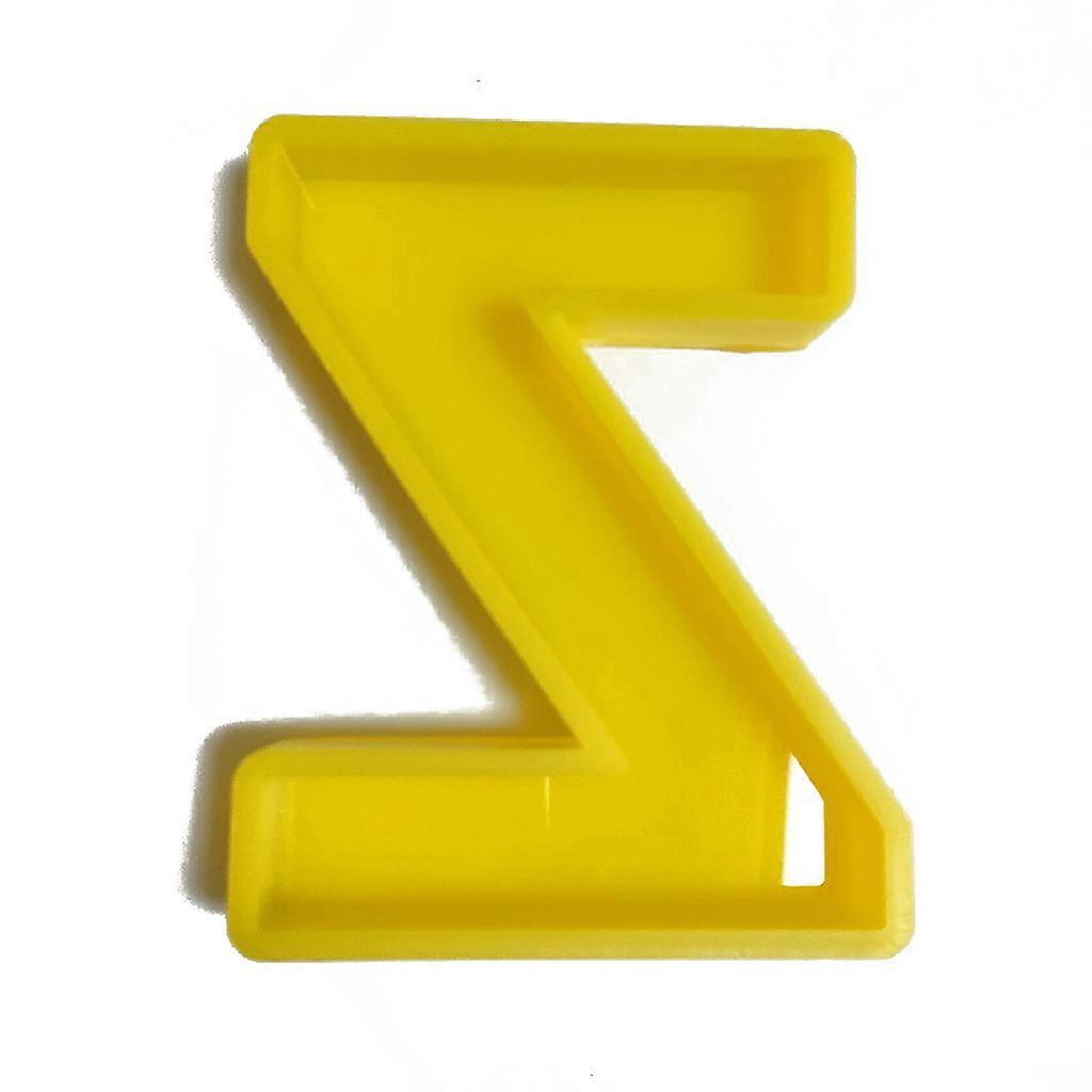 Ornamenti dell'alfabeto grande stampo in resina epossidica lettere dalla A alla Z Decorazioni stampo in silicone