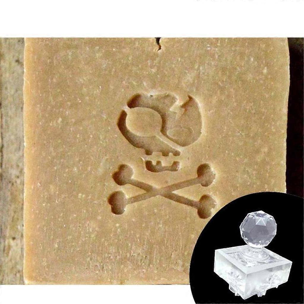 Handmade Halloween Soaps Stamp Block DIY Resin Crafts Acrylic Embossing Stamp