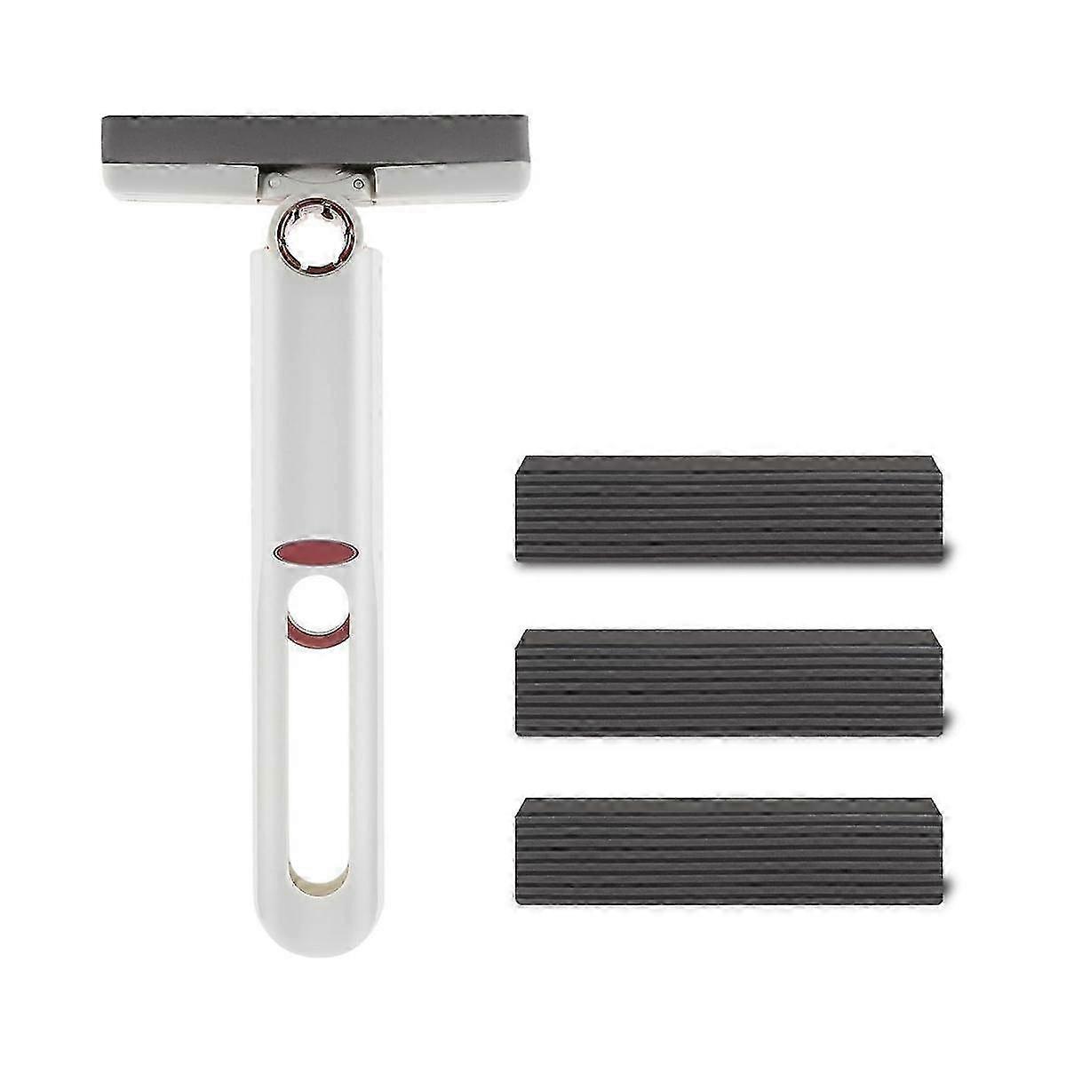 ممسحة صغيرة تنظيف سطح المكتب القابل للغسل باليد مع 3 ممسحة ، لبلاط جدران أرضية النافذة من الخشب الصلب مكتب السيارة