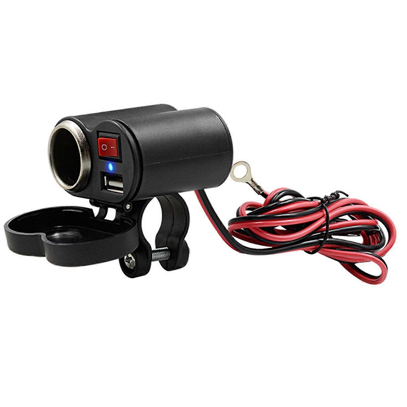 Motorcycle Handlebar Power Adapter High And Low Temperature Resistance Power Supply Vacuum Cleaner