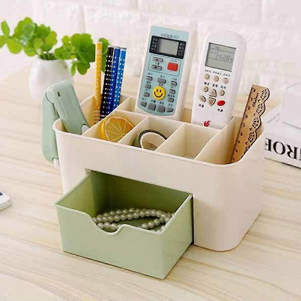 Drawer Design Plastic Desktop Jewelry Makeup Brush Lipstick Storage Container Cosmetic Organizer Box